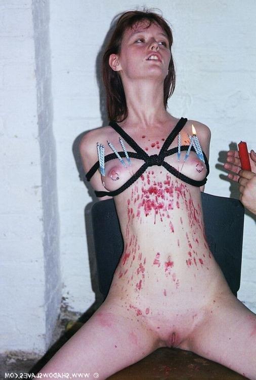 16P Charlottes needle torture and skinny redhead slavegirl extreme hot waxing punish