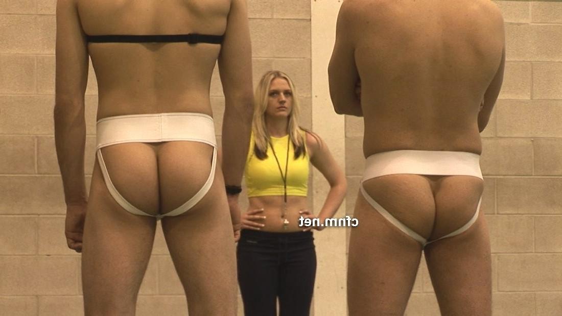 8P Female trainer forces athletes to exercise naked