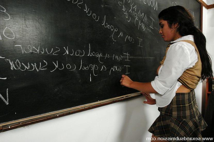 12P School girl tied up and fucked for the grade