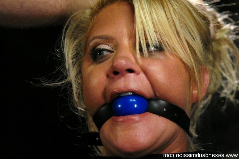 15P Ginger Lynn in corset gets bondage and fucked in every hole