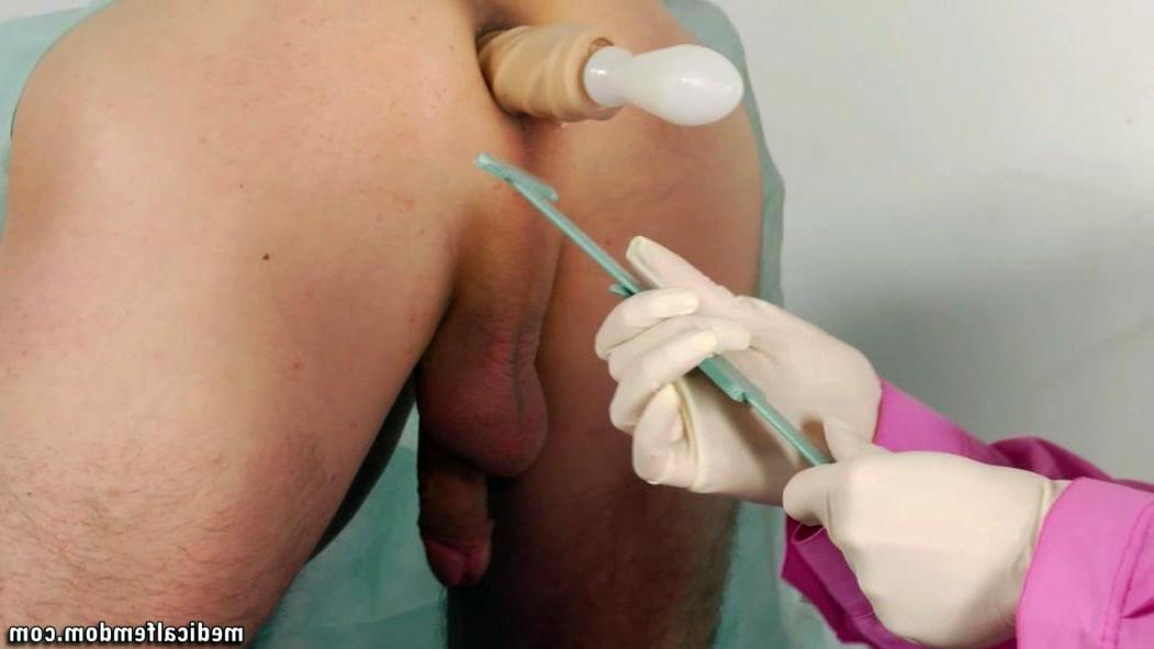 12P Dildoed ass of a femdom medical plaything