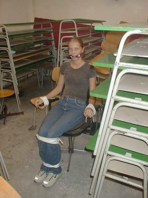 12P Sexy Russian teen tied down and played with