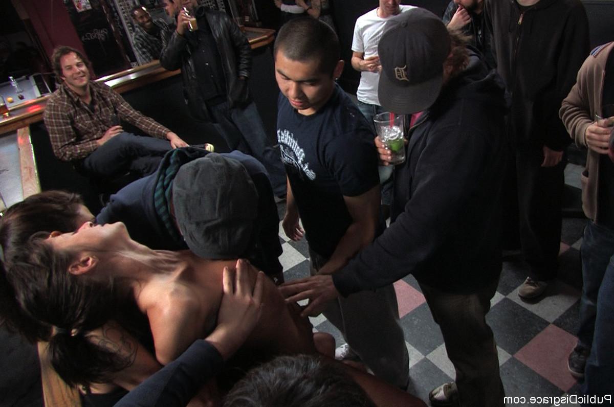 24P Babe gets disgraced, dominated, bounded and fucked in public for everyone to tou