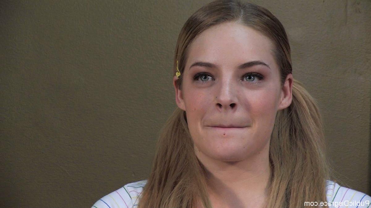 24P Babe gets disgraced, dominated, bounded and fucked in public for everyone to tou
