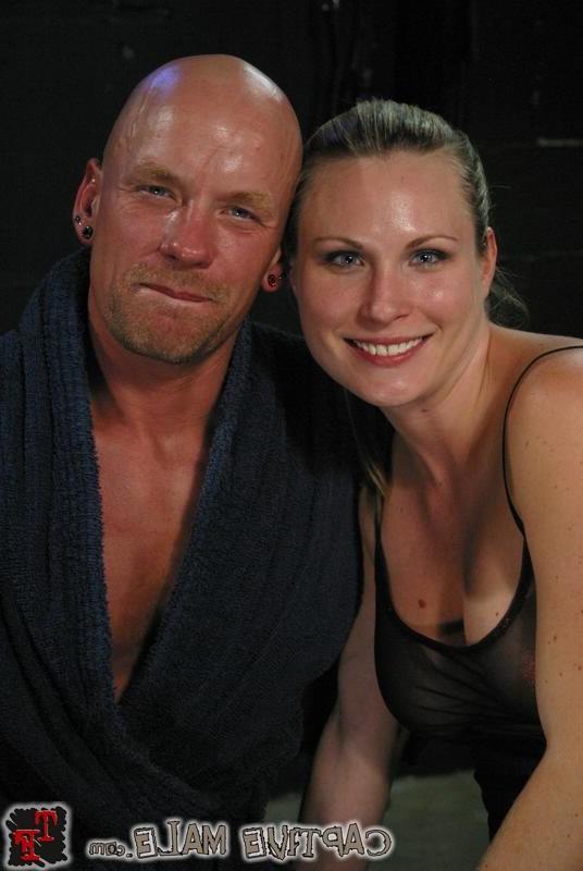 18P Mistress Harmony Rose takes slave man to female domination