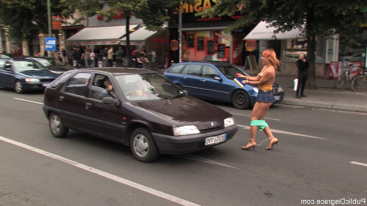24P Babe gets disgraced, dominated, bounded and fucked in public for everyone to tou