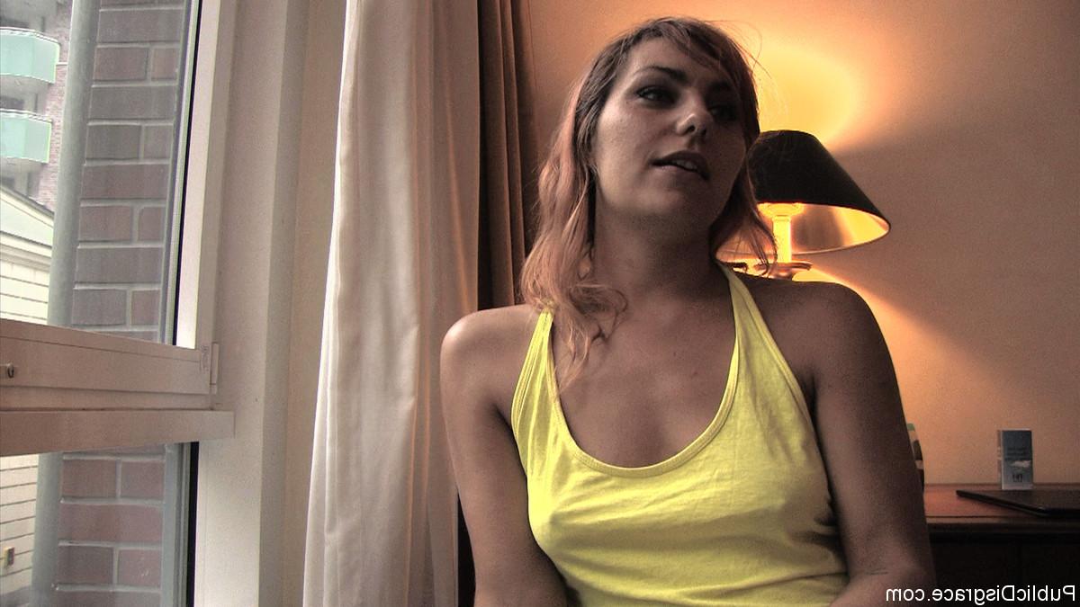 24P Babe gets disgraced, dominated, bounded and fucked in public for everyone to tou