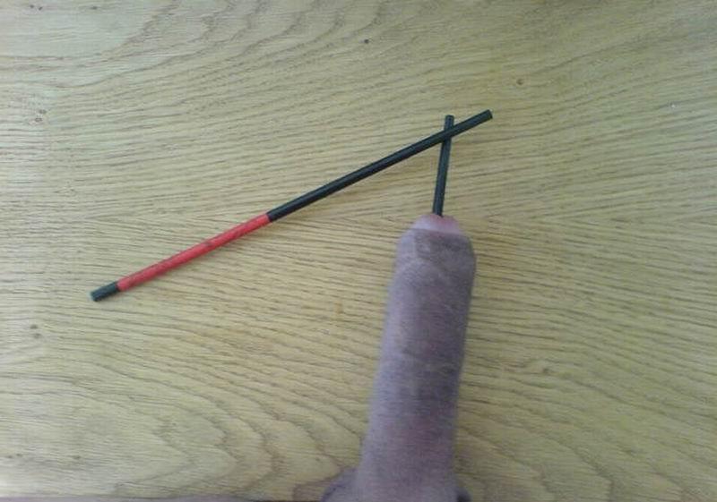 15P Kinky insertions in penis