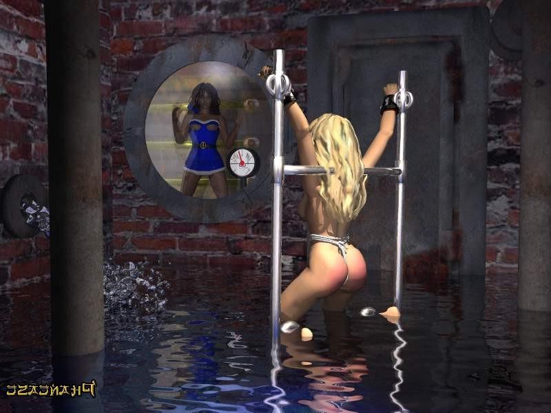 15P böse weibliche Fesseln und schmerzhafte sexuelle Fetisch-Kunstwerke
