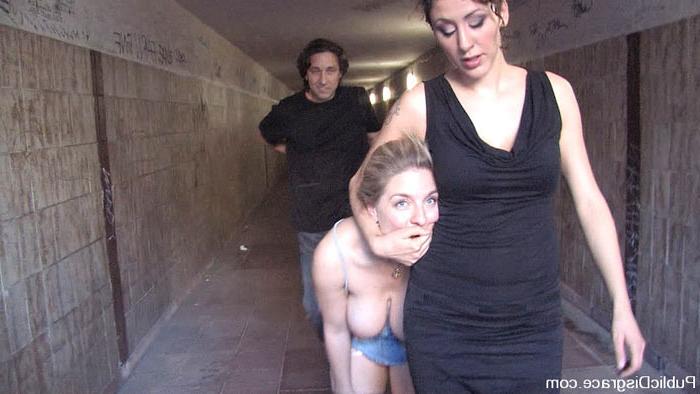 15P Helpless sex slave drug around and fucked in public