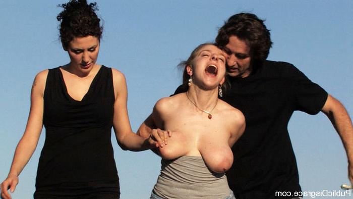 15P Helpless sex slave drug around and fucked in public