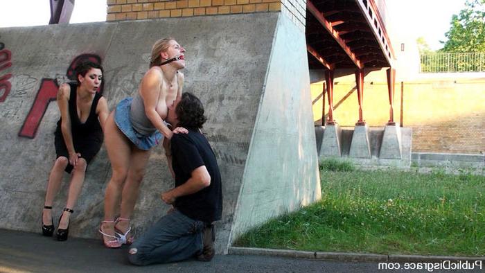 15P Helpless sex slave drug around and fucked in public