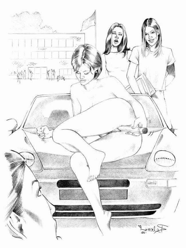 15P sexy milf in hard lesbian fetish art