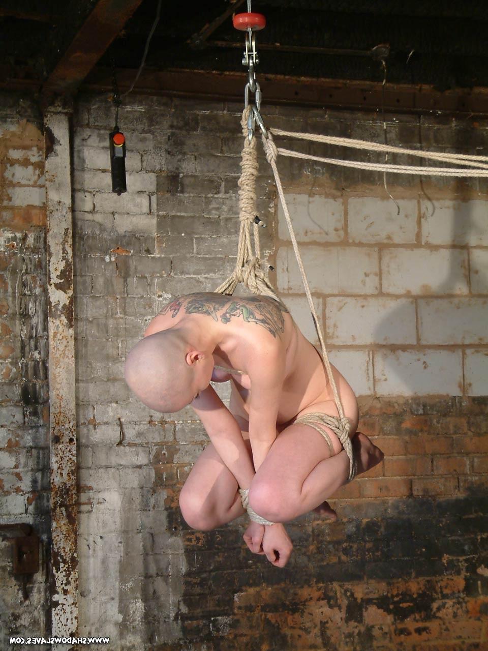 15P Kumi Monster in suspension bondage