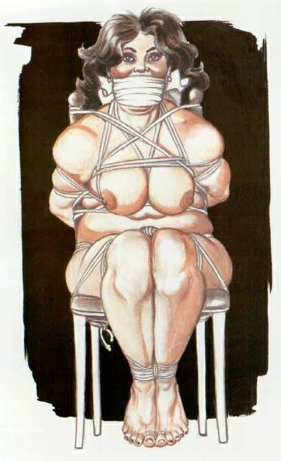 15P bondage rope fetish with mature women