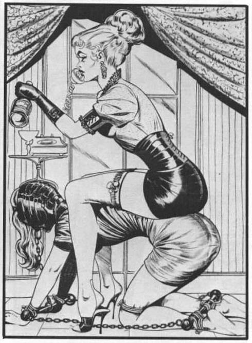 15P vintage leather and chain bdsm artwork