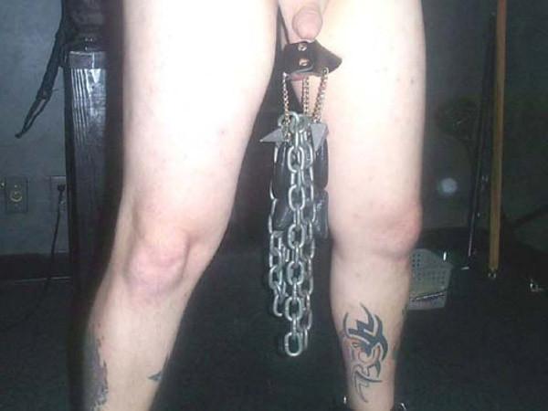 15P Sadistic femdom delights in torturing male sub