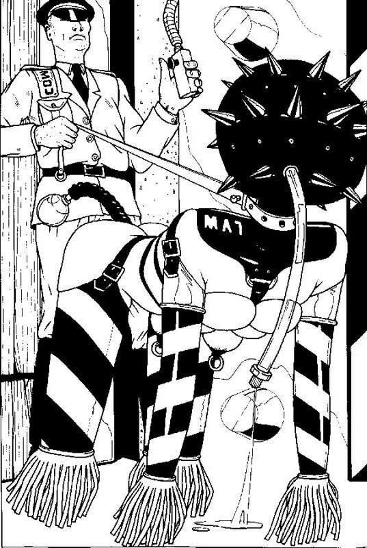 15P bizarre fetish bondage artwork