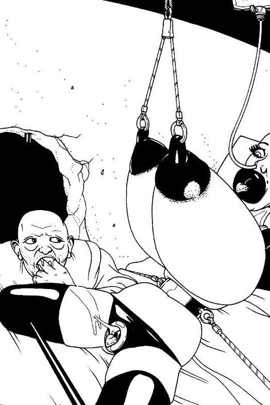 15P bizarre fetish bondage artwork
