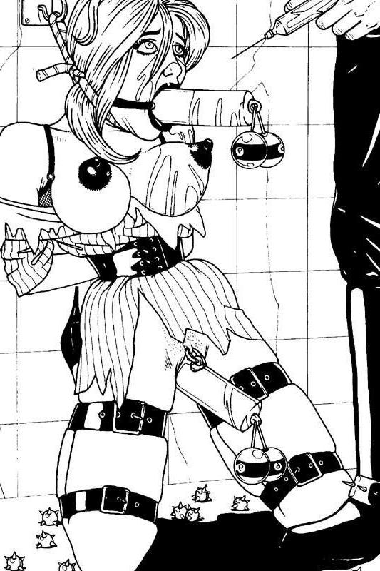 15P bizarre fetish bondage artwork