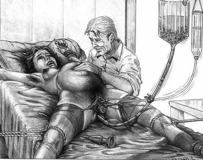 15P evil breast bondage art
