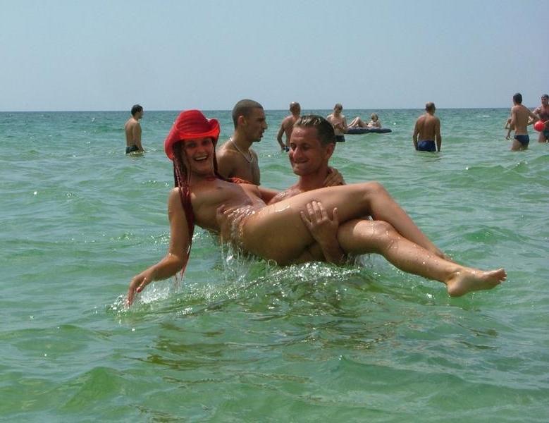 15P Watch these smooth nudists play at a public beach