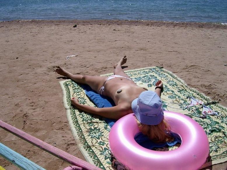 15P Watch these smooth nudists play at a public beach