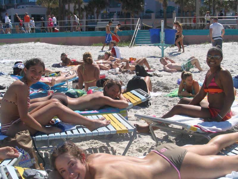 20P Teens topless on the beach