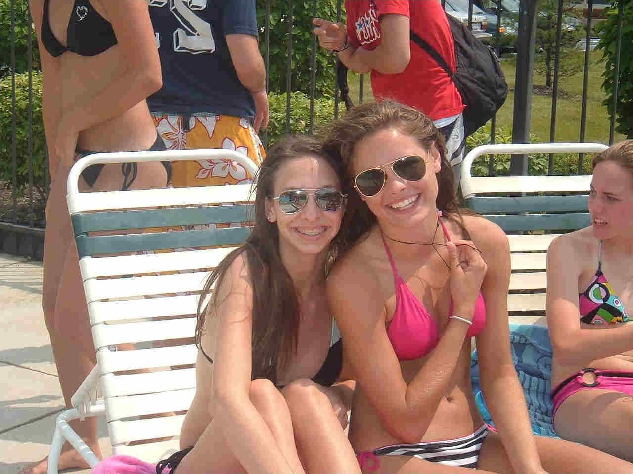 20P Teens topless on the beach