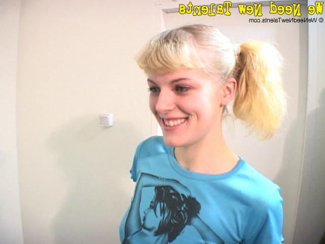 16P Horny teen blonde gets a mouthful of dick