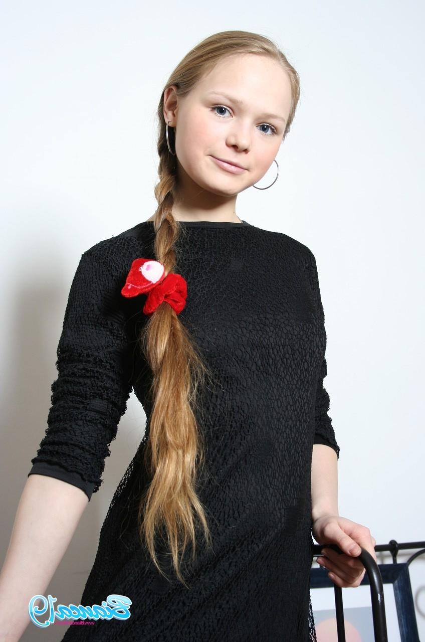 16P Cute nineteen year old teen braided hair