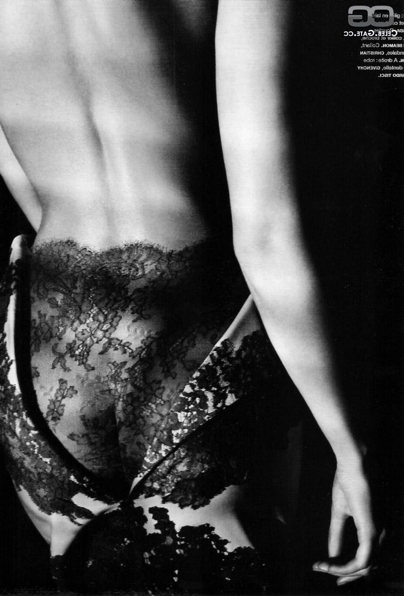 12P Lithuanian Model Edita Vilkeviciute posing Topless