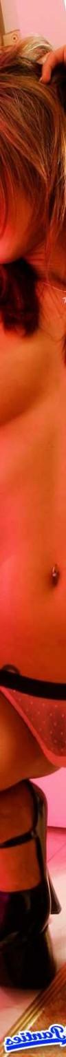 18P Misty sheer pink panties topless