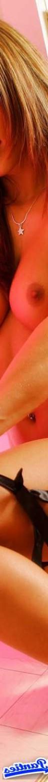 18P Misty sheer pink panties topless