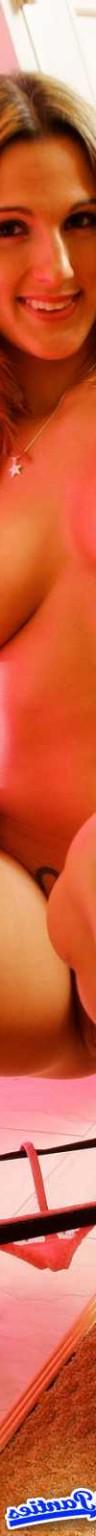 18P Misty sheer pink panties topless