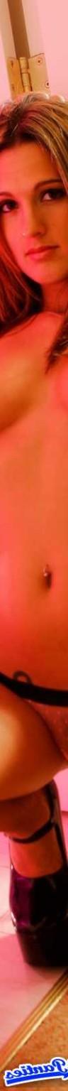 18P Misty sheer pink panties topless