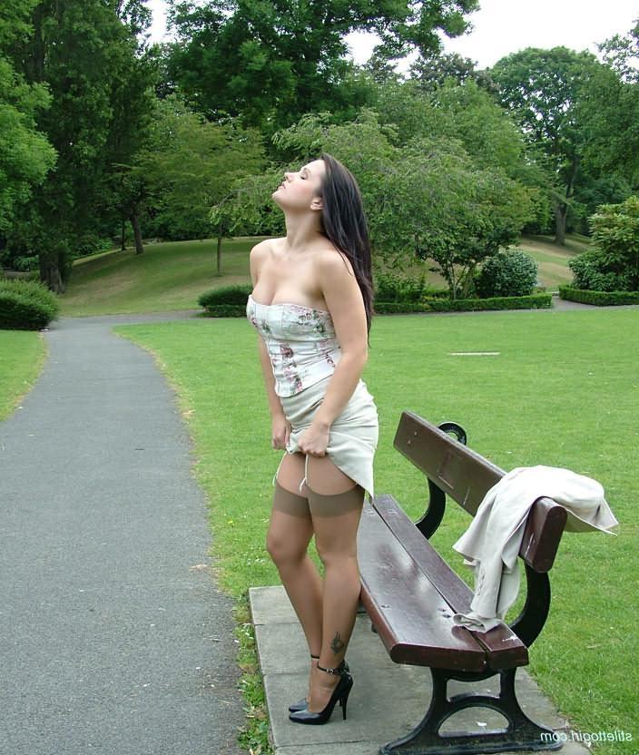 15P Stiletto girl in heels and stockings