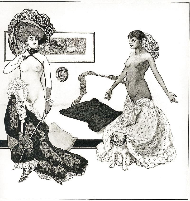 25P Ornamental and Voluptuous Art Nouveau  1 - Franz von Bayros
