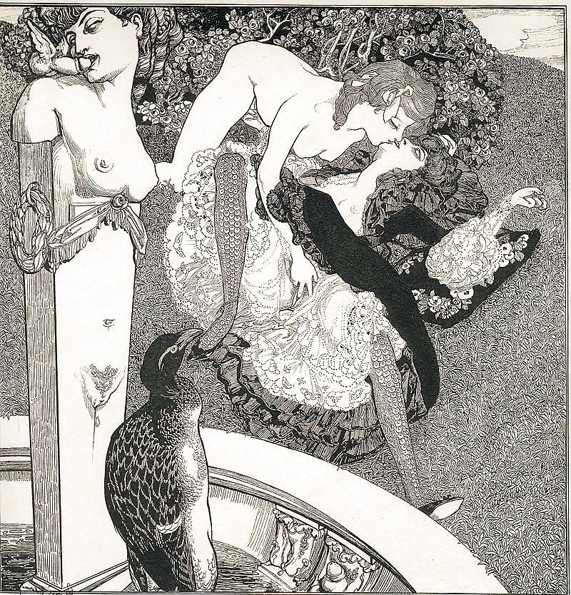 25P Ornamental and Voluptuous Art Nouveau  1 - Franz von Bayros
