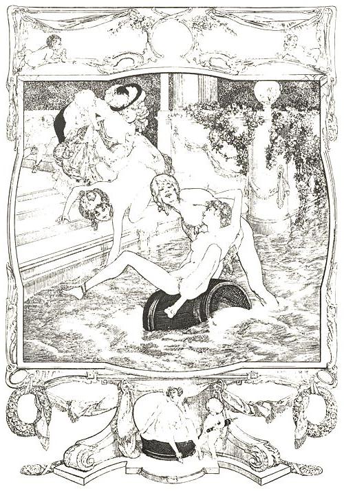 25P Ornamental and Voluptuous Art Nouveau  1 - Franz von Bayros