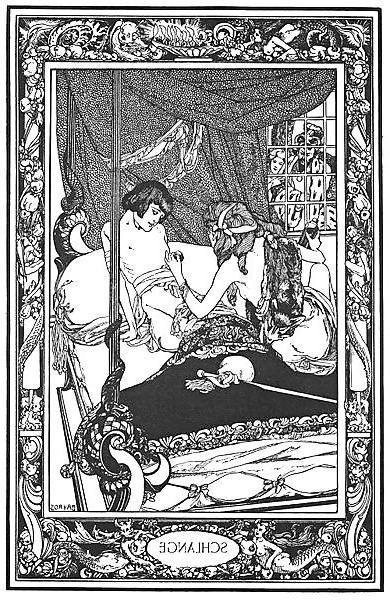 25P Ornamental and Voluptuous Art Nouveau  1 - Franz von Bayros