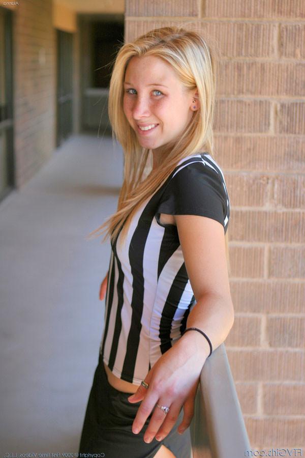 15P Cute barely legal blonde teen babe nude in public