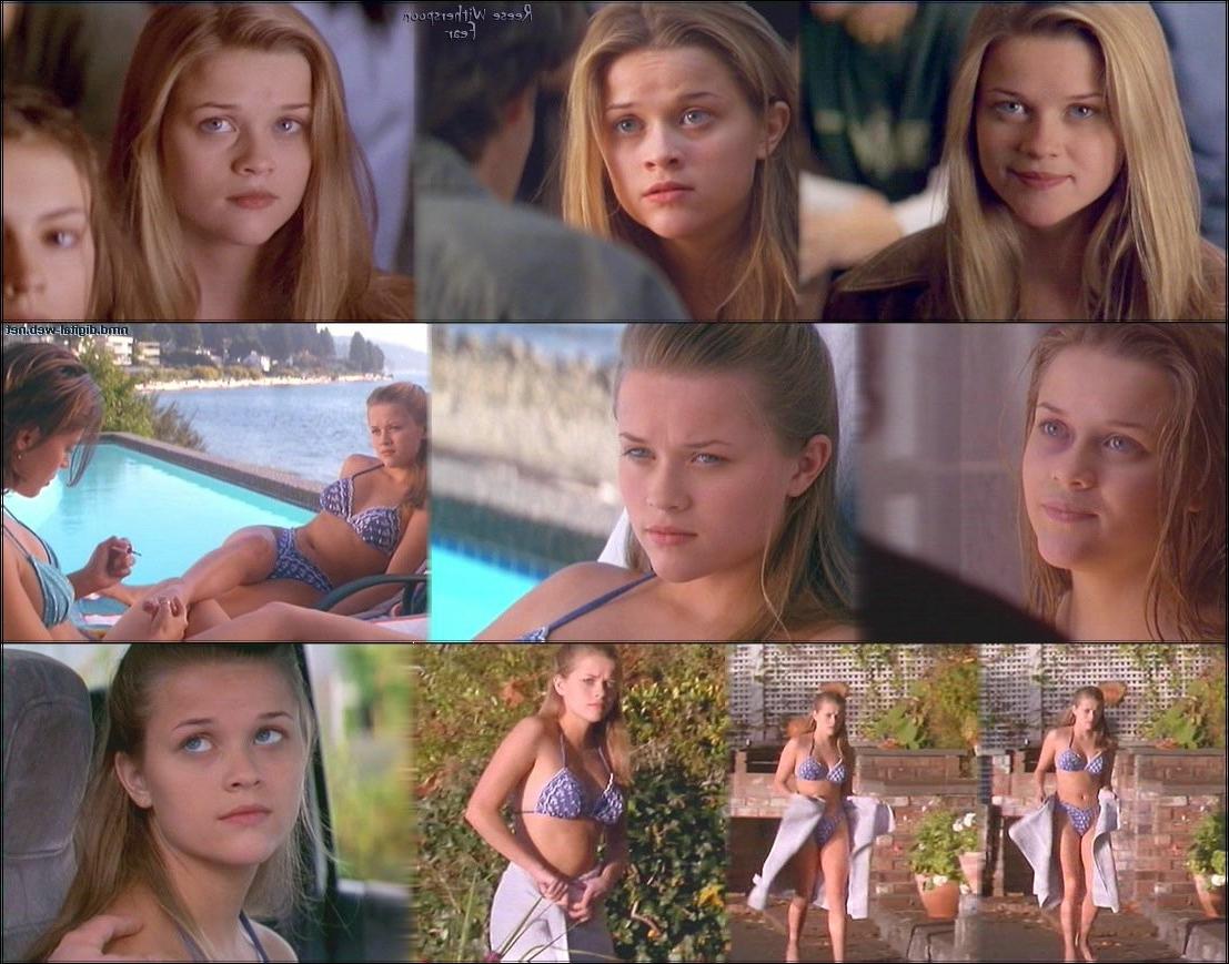 15P cute actress Reese Witherspoon early topless shots