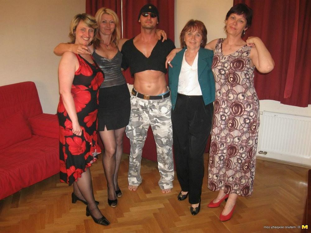15P Mature mega sex party