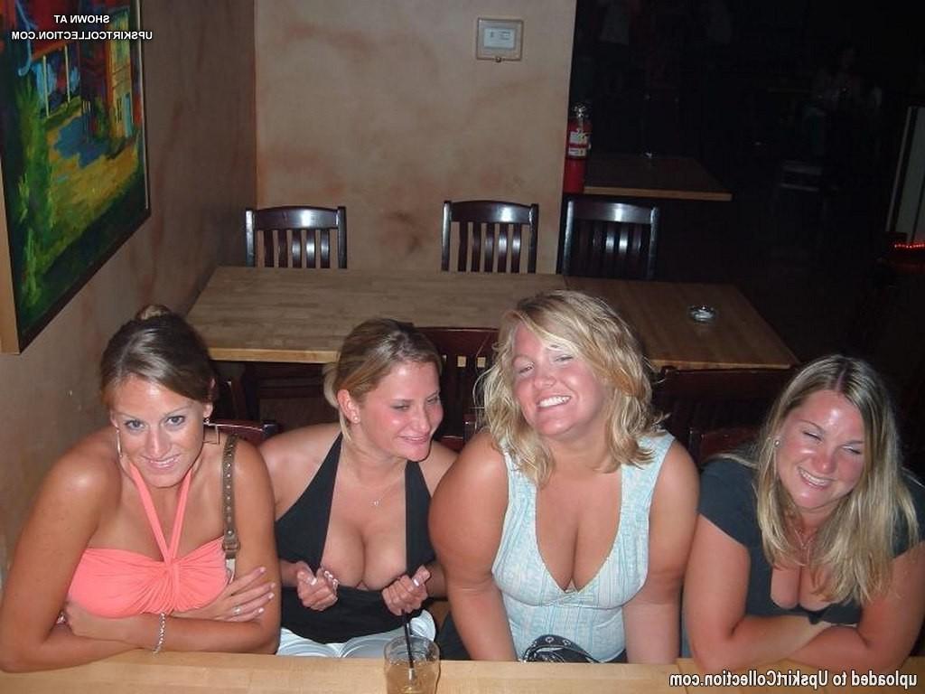 12P Chick don't wear bras and show nasty upblouse