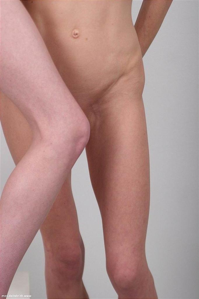 14P super skinny girls showing off their goodies
