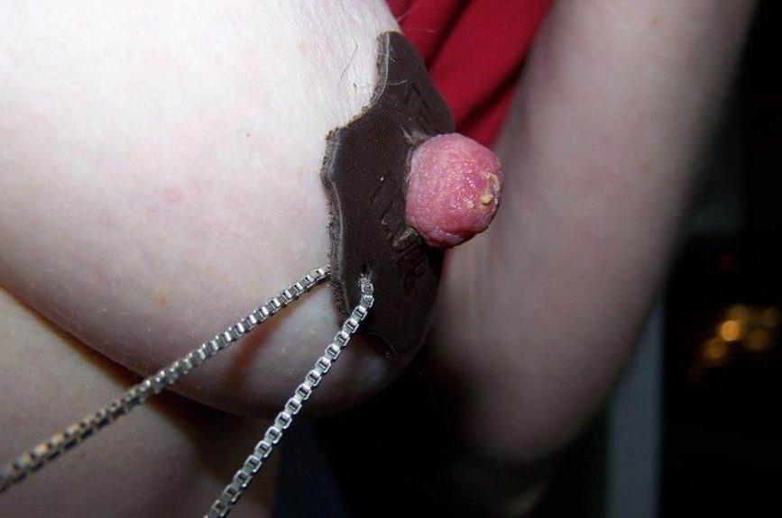 15P Real long nipples and huge areolas