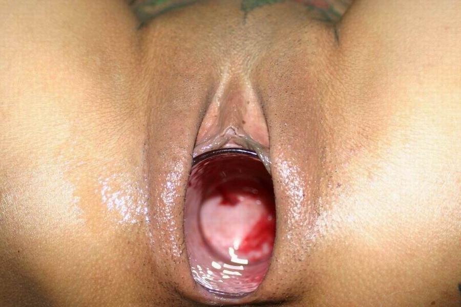 17P Tattoed latina inserting different object