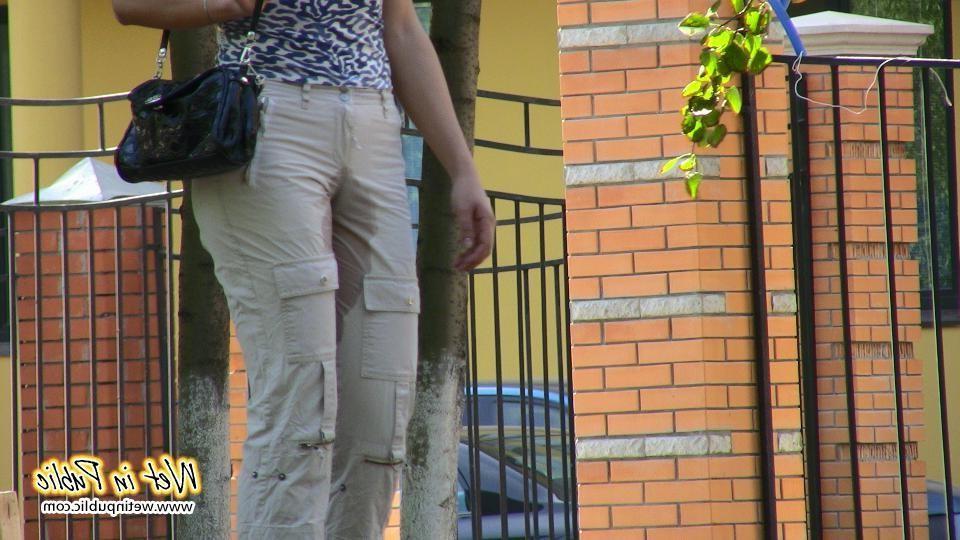 10P Chick needs fresh panties asap after wetting herself in a public park