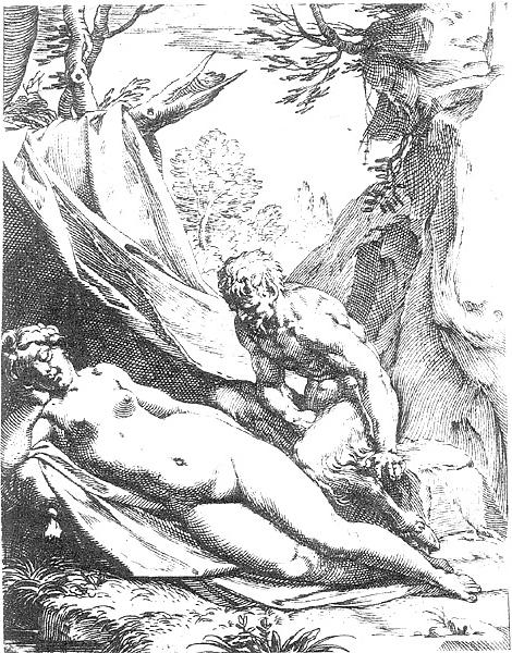 19P Printed Ero and Porn Art 4 - Agostino Carracci